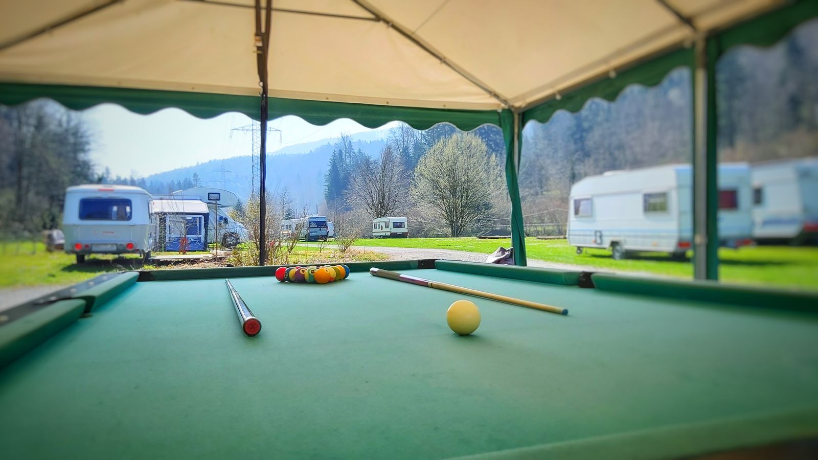 Billard im Clubhaus